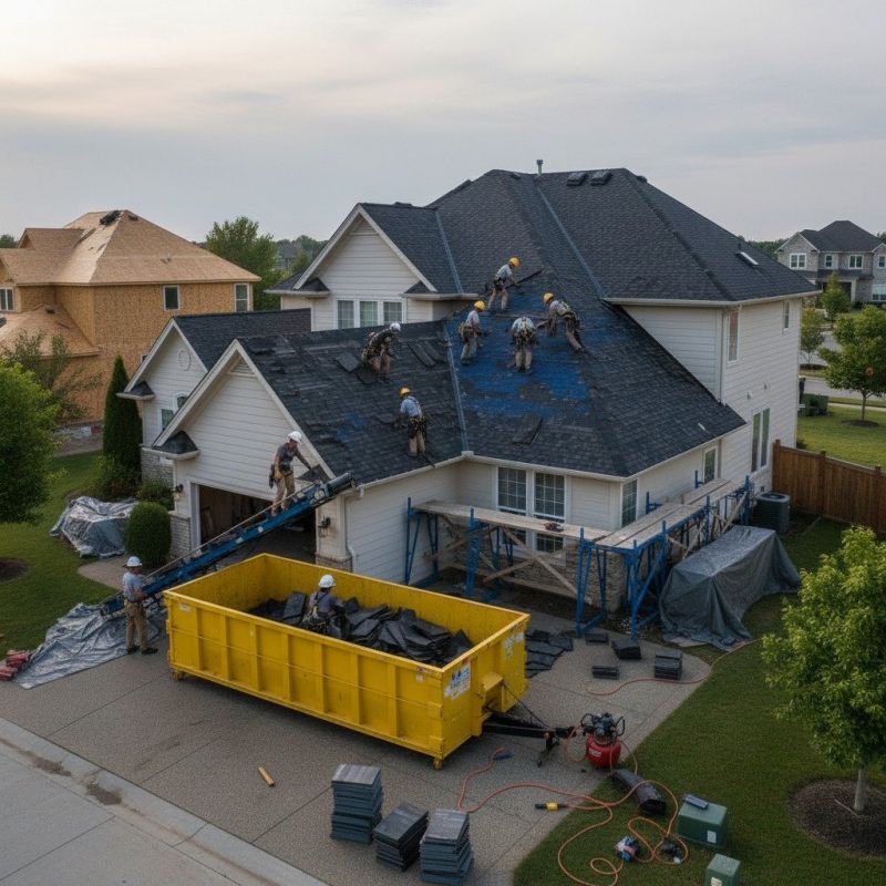 Asphalt Roof Replacement in Lenox, MA
