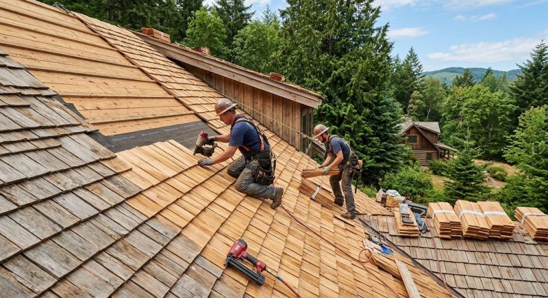 Cedar Roof Installation in Castleton On Hudson, NY
