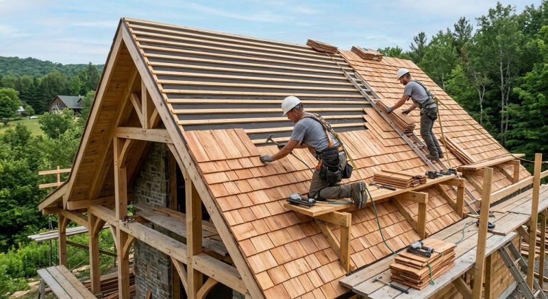 Cedar Roof Installation in Castleton On Hudson, NY
