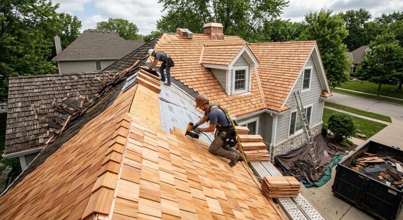 Cedar Roof Replacement in Stamford, VT
