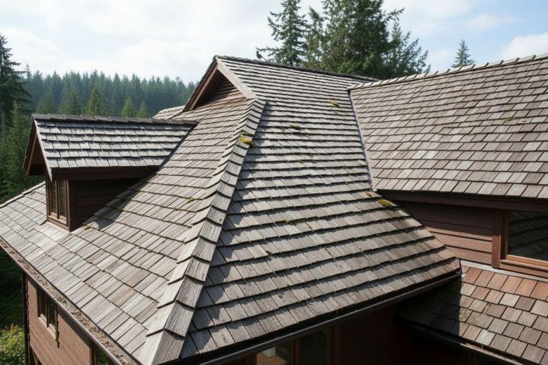 Cedar Roof Replacement in Stamford, VT