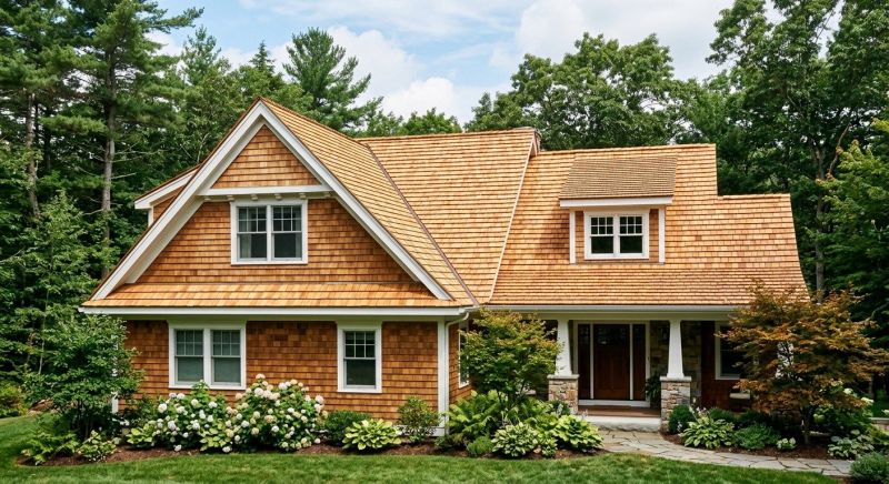 Cedar Shake Roof Construction in Castleton On Hudson, NY