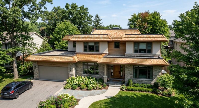 Cedar Shake Roof Construction in Great Barrington, MA