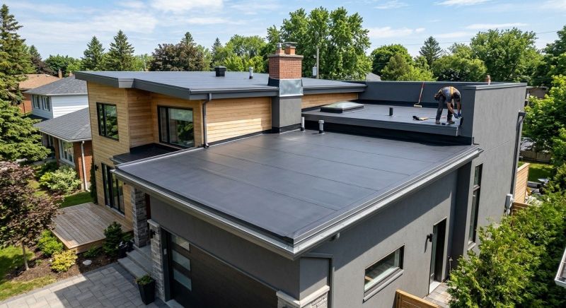 Epdm Roof Installation in East Nassau, NY