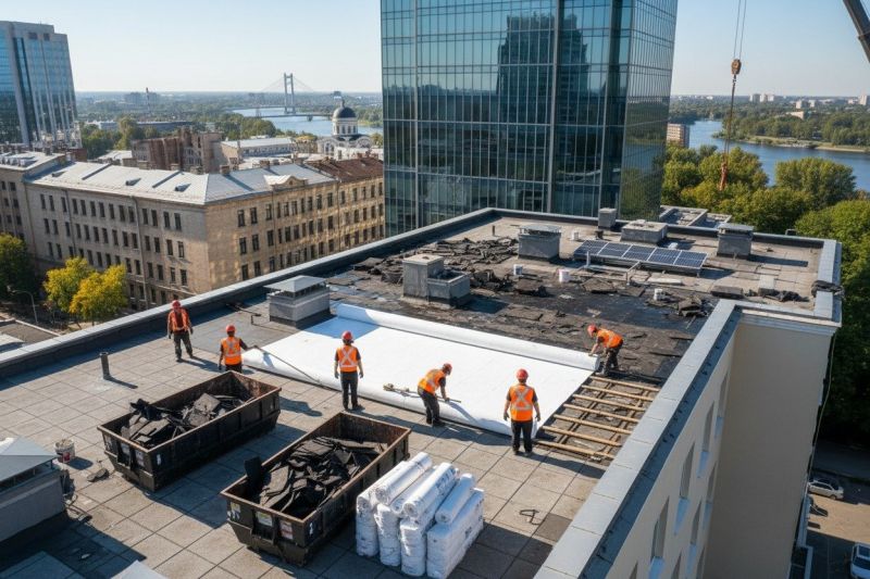 Flat Roof Replacement in Lee, MA