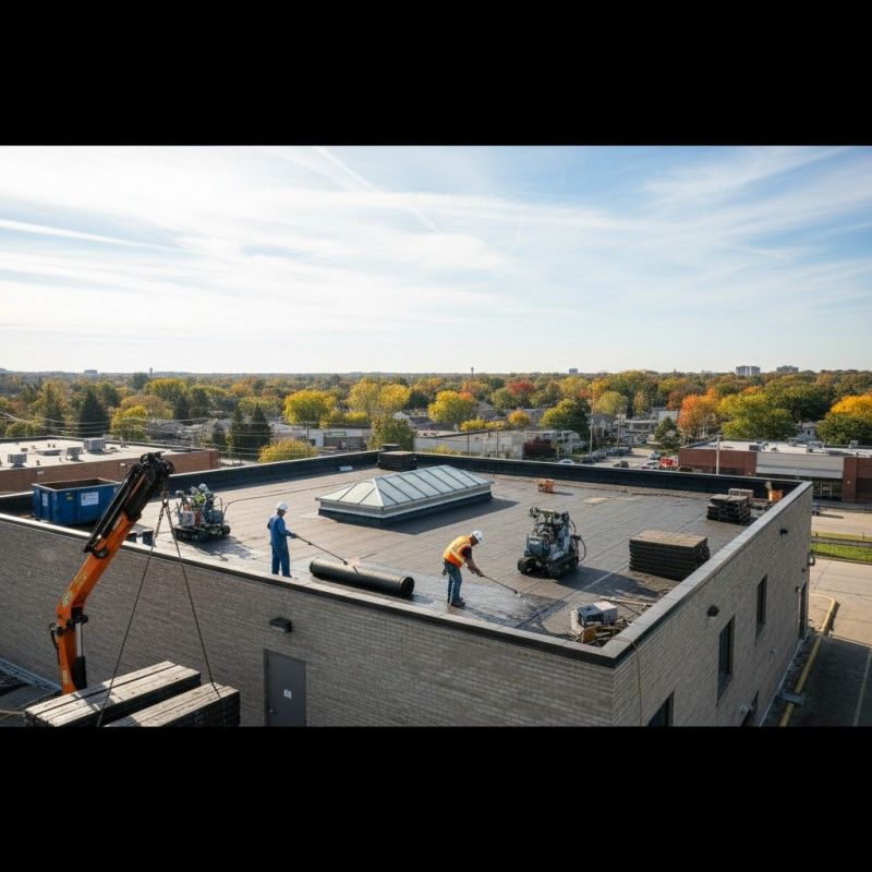 Flat Roof Replacement in Stamford, VT