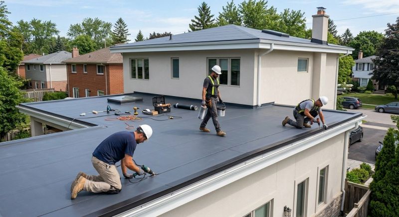 Rubber Roof Installation in Berkshire County, MA