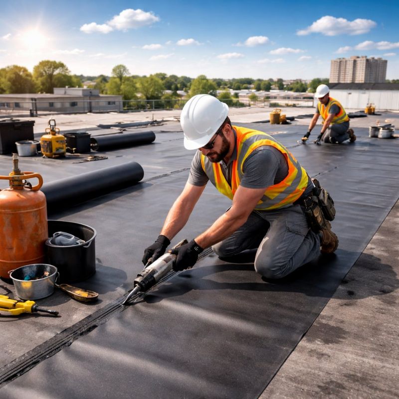 Rubber Roof Installation in Berkshire County, MA
