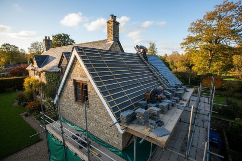 Slate Roof Replacement in Lenox, MA