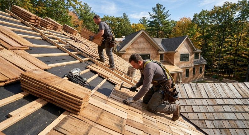 Wood Roofing Installation in Hillsdale, NY