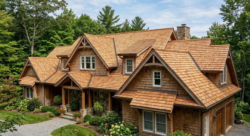 Wood Roofing Installation in North Adams, MA